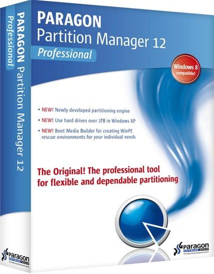 Paragon Partition Manager 12 Professional 10.1.19.15721 (2013) RUS